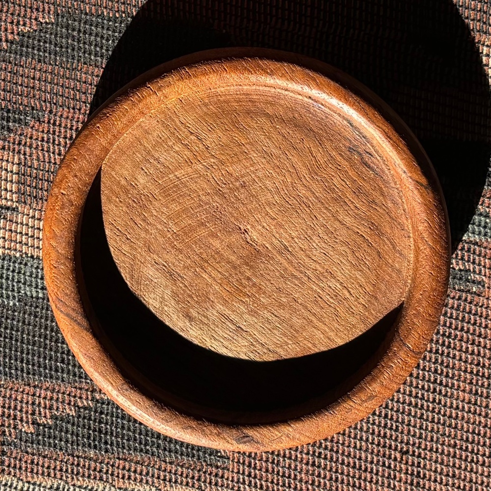 4 Teak Stacking Coasters - Picture 3 of 10
